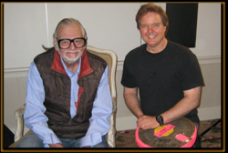 Barry Conrad with George Romero