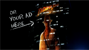 LED projection ads 